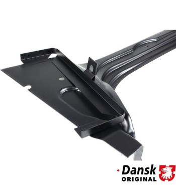 Fuel tank support with battery tray