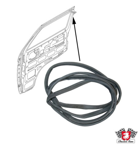 Door seal, left/right