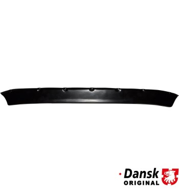 Lower rear panel with cut out for exhaust tail pipe in both left and right side