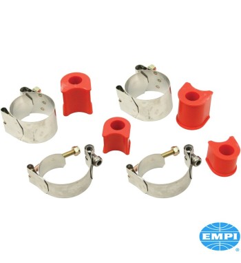 Deluxe clamp and grommet set kit for 3/4" anti roll bar