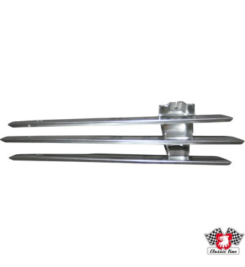 Kratka lampy przeciwmgłowej, metal, chrom, lewa
