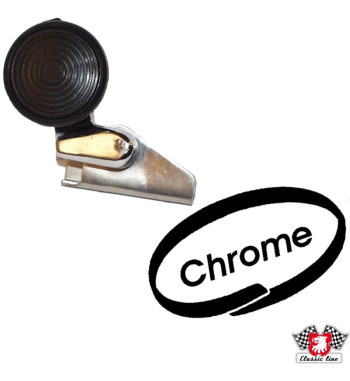 Blokada okna wentylacyjnego, chrom, lewa
