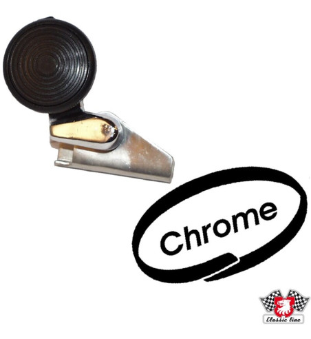 Blokada okna wentylacyjnego, chrom, lewa
