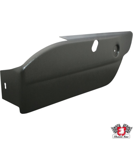 Trim panel for passenger's seat, outer, right, black