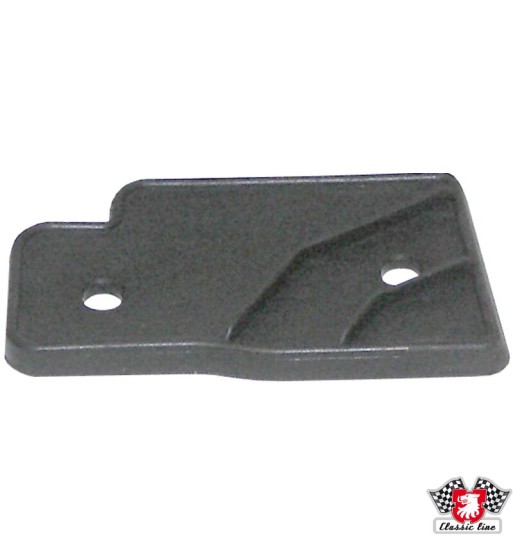 Wedge seal, top at post, left