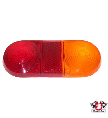 Lens for tail light, orange/red, left/right