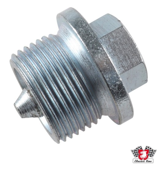 Korek spustowy oleju, ocynkowany, magnetyczny, M22x1,5x13,5 Korek spustowy oleju, ocynkowany, magnetyczny, M22x1,5x13,5