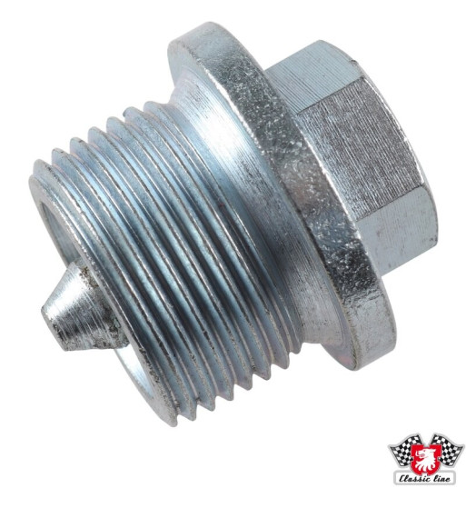Korek spustowy oleju, ocynkowany, magnetyczny, M22x1,5x13,5
Korek spustowy oleju, ocynkowany, magnetyczny, M22x1,5x13,5