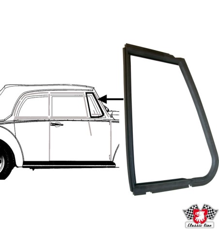 Vent window seal, right