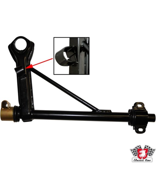 Wishbone, front, left Wishbone, front, left