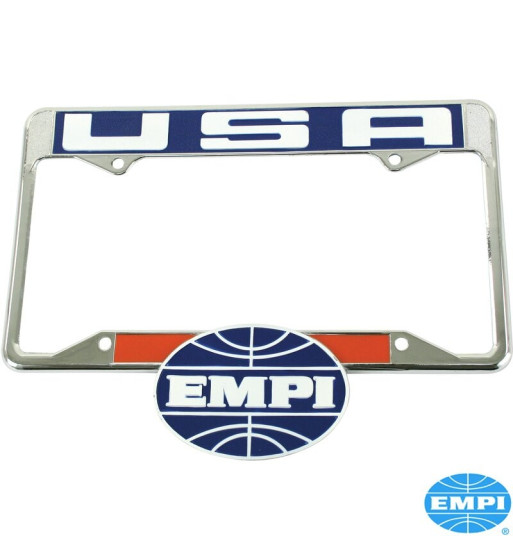 Uchwyt tablicy rejestracyjnej, tylny, logo Empi/USA
Uchwyt tablicy rejestracyjnej, tylny, logo Empi/USA