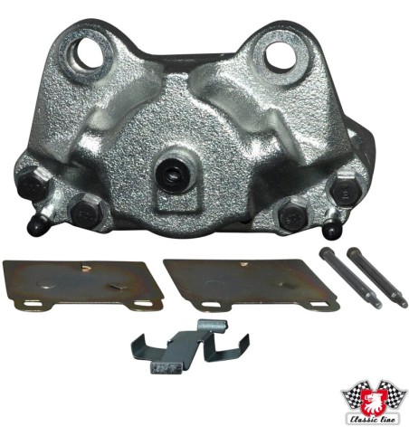 Brake caliper without brake pads, front, left, new