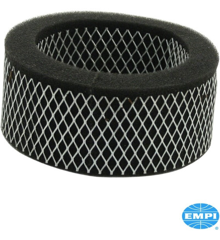 Element filtrujący powietrze, piankowy z siatką, okrągły, wysokość 2".
