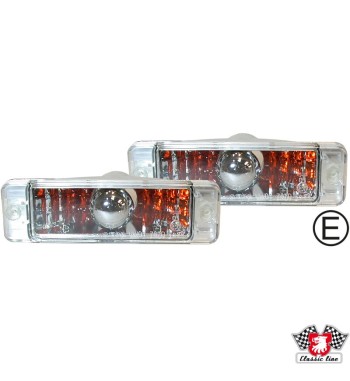 Indicator set, front, crystal, left/right, E-marked