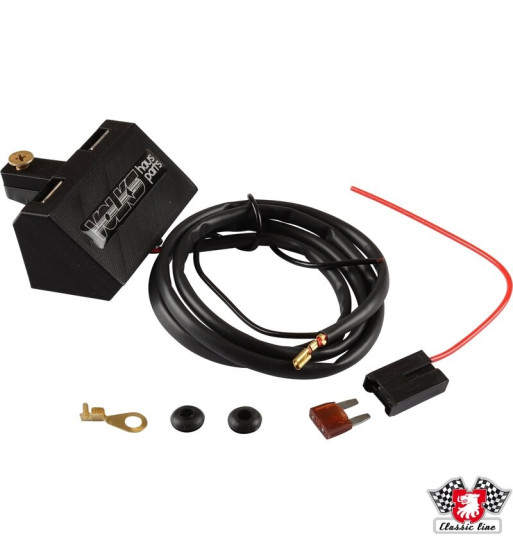Ładowarka USB do popielniczki z 2 złączami USB, 6 i 12 V
Ładowarka USB do popielniczki z 2 złączami USB, 6 i 12 V