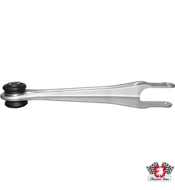 Track control arm with bushings, without ball joint, front, left/right. Made of aluminium