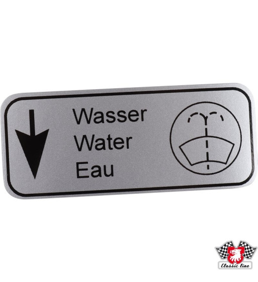 Sticker, "Water" Sticker, "Water"