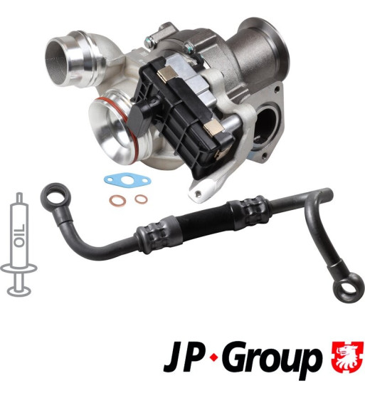 Turbosprężarka z zestawem montażowym
Turbosprężarka z zestawem montażowym