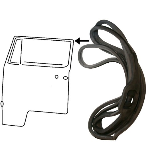 Door seal, left, Brazil Door seal, left, Brazil
