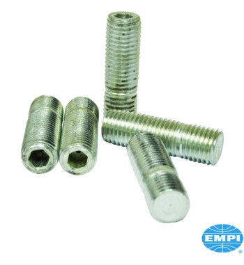 Zestaw szpilek do kół, M12x1,5, oba końce, 5 sztuk
