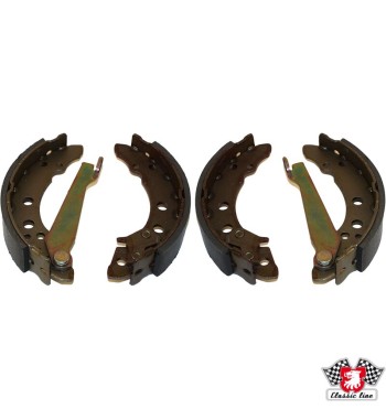 Brake shoe set with linings, rear, 180x30 mm, without E-mark