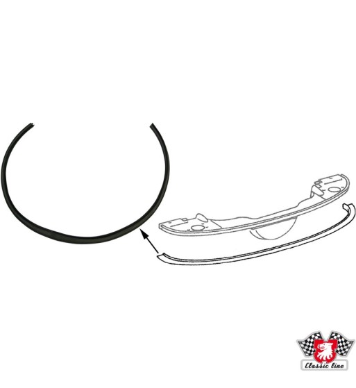 Tread for engine cover plate, 830 mm, rubber Tread for engine cover plate, 830 mm, rubber