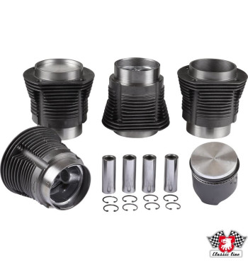 Zestaw tłoków i cylindrów, średnica otworu 77,0 mm, skok 64,0 mm, góra 84 mm, dół 
