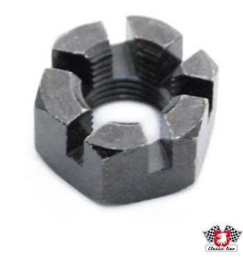 Castle nut for tie rod