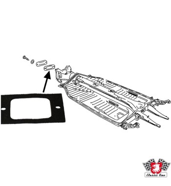 Seal for inspection cover/frame head, square corner style