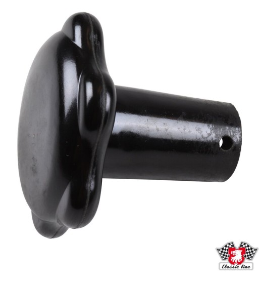 Knob for heater control, black Knob for heater control, black