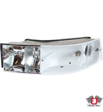 Obudowa lampy tylnej (metalowa) z żarówką i uszczelką, prawa
