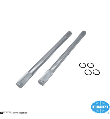 Zestaw półosi wyścigowej, chromowo-molibdenowa 4340, 413 mm, 2 sztuki. Do I.R.S.
