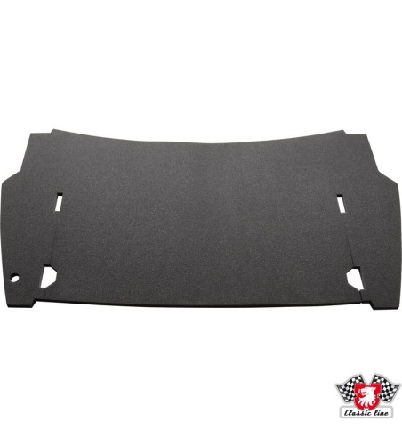 Engine bay sound damping mat, black, quality product, 13 mm foam, 2 mm deadening material