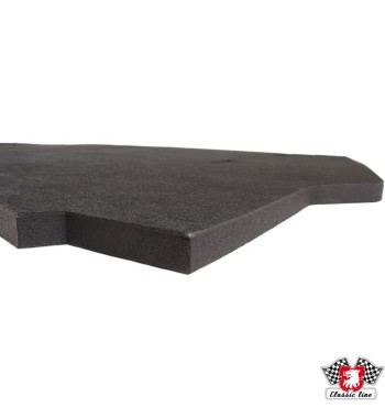 Engine bay sound damping mat, black, quality product, 13 mm foam, 2 mm deadening material