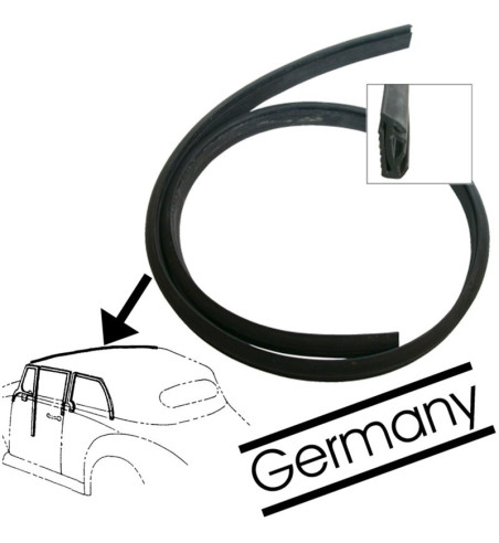 Weatherstrip, frame/top