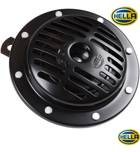 Klakson, 12 V, 380 Hz, stara konstrukcja Bosch, ze znakiem E
