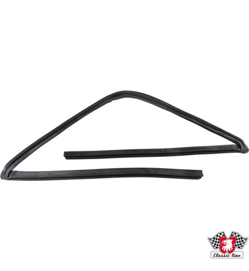 Targa top seal, windshield frame to roof, OEM design Targa top seal, windshield frame to roof, OEM design