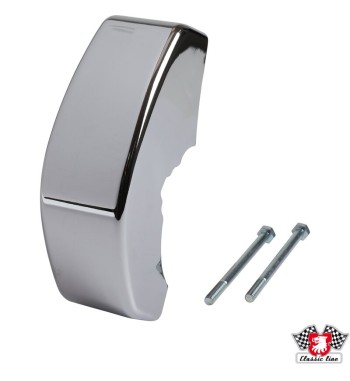 Bumper horn, front, chrome, for models with narrow trim, left