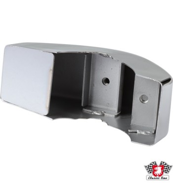 Bumper horn, front, chrome, for models with narrow trim, left