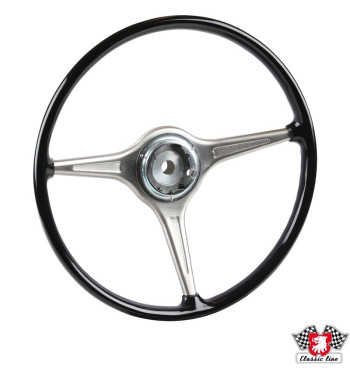 Kierownica, czarna, O420 mm (16,5"), bez przycisku klaksonu
