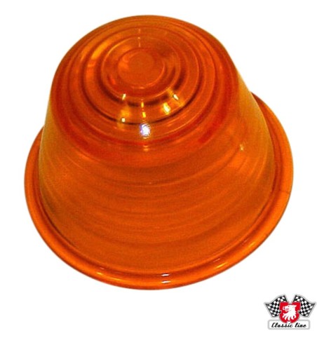 Lens for indicator light, orange, front, left/right