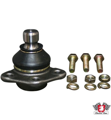 Ball joint for wishbone, 17 mm, front, left/right, with bolts & nuts
