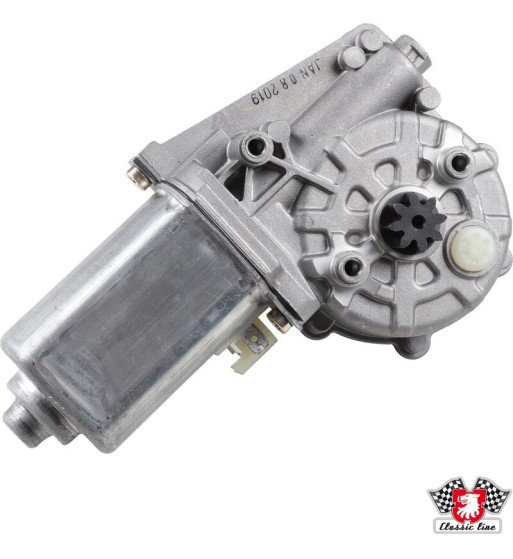 Electric window motor motor, "8 teeth", right