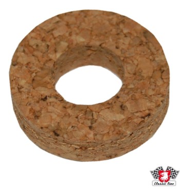 Cork gasket for rear coil spring bushing