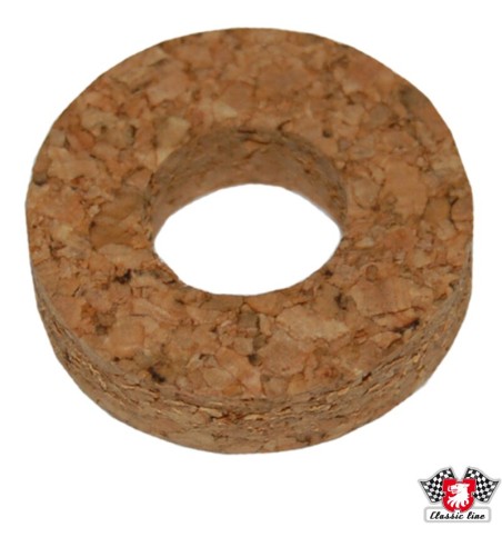 Cork gasket for rear coil spring bushing