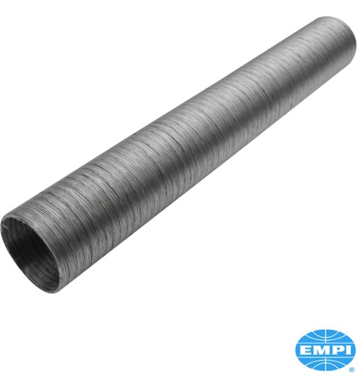 Heater hose, Ø60 mm, lenght 1000 mm, aluminium Heater hose, Ø60 mm, lenght 1000 mm, aluminium