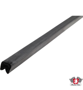 Felt channel at top/rear of door