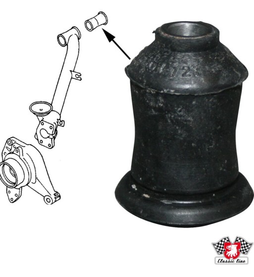 Bushing for A-arm, rear, rubber Bushing for A-arm, rear, rubber