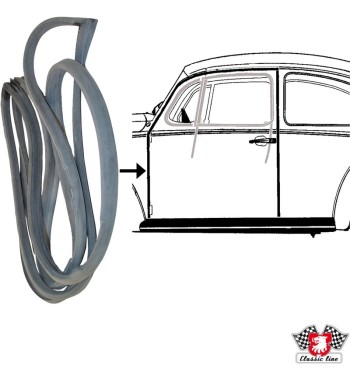 Door seal, left