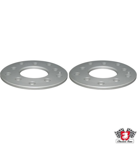 Wheel spacer set, 7 mm, without TÜV, 2 pieces